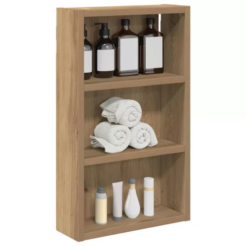  Fürdőszobai faliszekrény Művészi tölgy 30 x 10 x 50 cm