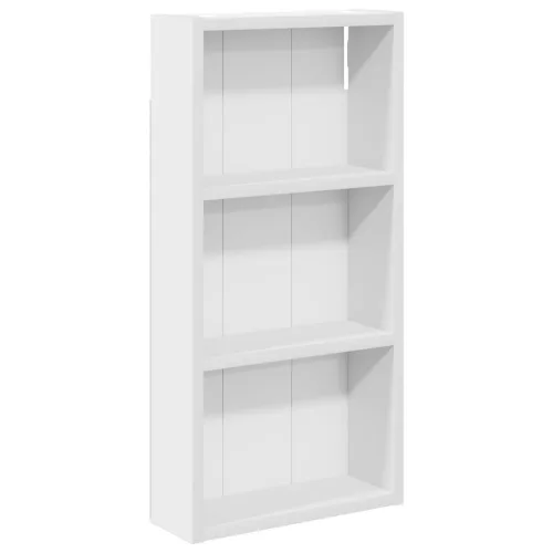  Fürdőszobai faliszekrény Fehér 30 x 10 x 60,5 cm Mérnöki fa