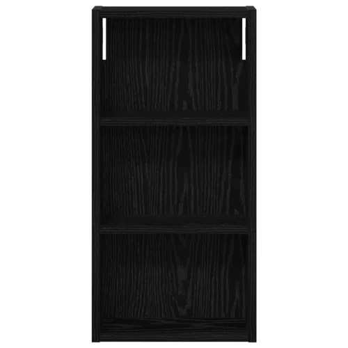  Fürdőszobai faliszekrény Fekete Tölgy 30 x 10 x 60,5 cm