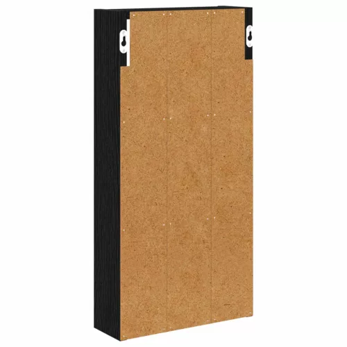  Fürdőszobai faliszekrény Fekete Tölgy 30 x 10 x 60,5 cm