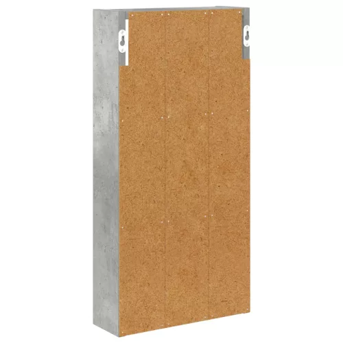  Fürdőszobai faliszekrény Beton Szürke 30 x 10 x 60,5 cm