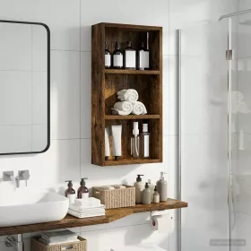   Fürdőszobai faliszekrény Füstölt Tölgy 30 x 10 x 60,5 cm