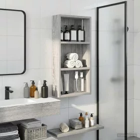    Fürdőszobai faliszekrény Szürke Sonoma 30 x 10 x 60,5 cm