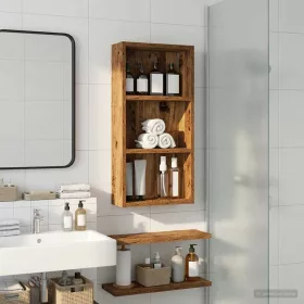    Fürdőszobai faliszekrény Öreg fa 30 x 10 x 60,5 cm Mérnöki fa