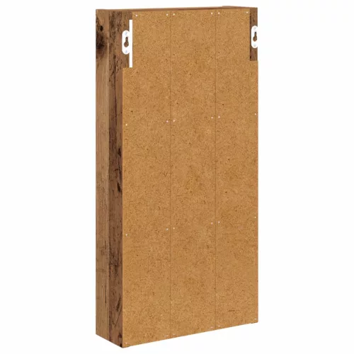  Fürdőszobai faliszekrény Öreg fa 30 x 10 x 60,5 cm Mérnöki fa