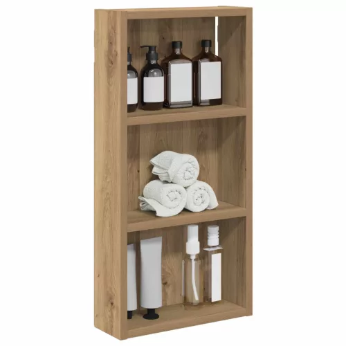  Fürdőszobai faliszekrény Művészi tölgy 30 x 10 x 60,5 cm