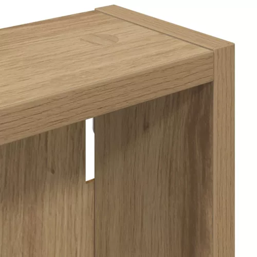  Fürdőszobai faliszekrény Művészi tölgy 30 x 10 x 60,5 cm