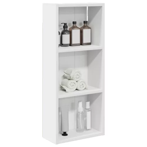  Fürdőszobai faliszekrény Fehér 30 x 14 x 70 cm Mérnöki fa