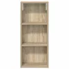  Fürdőszobai faliszekrény polcokkal Sonoma tölgy 30 x 14 x 70 cm