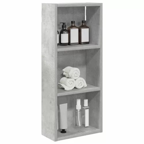  Fürdőszobai faliszekrény polcokkal Beton Szürke 30 x 14 x 70 cm