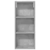  Fürdőszobai faliszekrény polcokkal Beton Szürke 30 x 14 x 70 cm