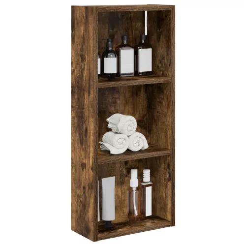  Fürdőszobai faliszekrény Füstölt Tölgy 30 x 14 x 70 cm