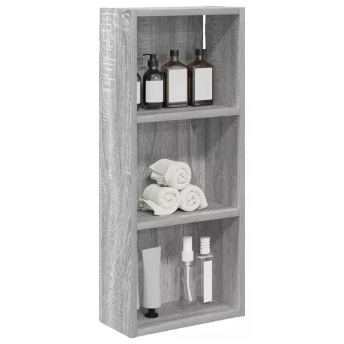  Fürdőszobai faliszekrény Szürke Sonoma 30 x 14 x 70 cm