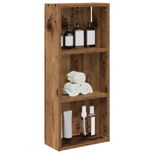  Fürdőszobai faliszekrény Öreg fa 30 x 14 x 70 cm Mérnöki fa