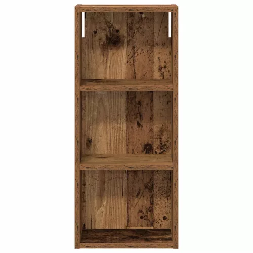  Fürdőszobai faliszekrény Öreg fa 30 x 14 x 70 cm Mérnöki fa