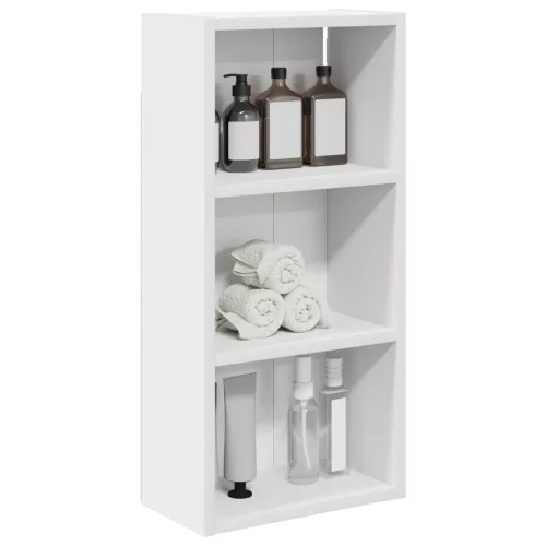 Fürdőszobai faliszekrény Fehér 30 x 16 x 62,5 cm Mérnöki fa