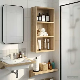  Fürdőszobai faliszekrény Sonoma tölgy 30 x 16 x 62,5 cm