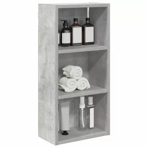  Fürdőszobai faliszekrény Beton Szürke 30 x 16 x 62,5 cm