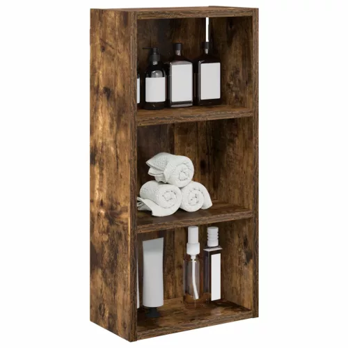  Fürdőszobai faliszekrény Füstölt Tölgy 30 x 16 x 62,5 cm