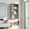  Fürdőszobai faliszekrény Szürke Sonoma 30 x 16 x 62,5 cm