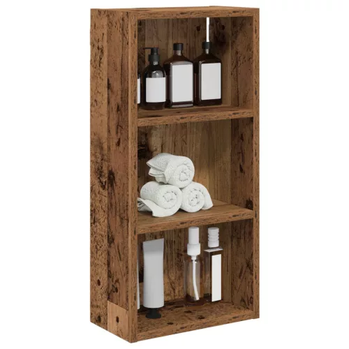  Fürdőszobai faliszekrény Öreg fa 30 x 16 x 62,5 cm Mérnöki fa