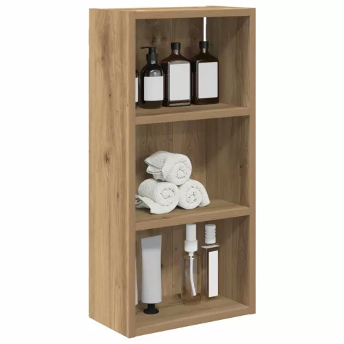  Fürdőszobai faliszekrény Művészi tölgy 30 x 16 x 62,5 cm