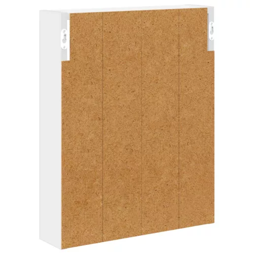  Fürdőszobai faliszekrény Fehér 40 x 10 x 50 cm Mérnöki fa