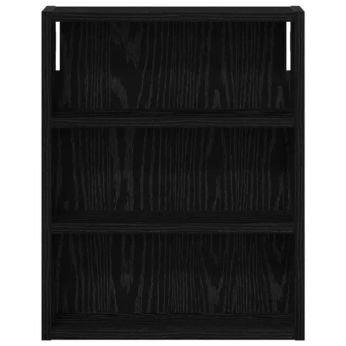  Fürdőszobai faliszekrény polcokkal Fekete Tölgy 40 x 10 x 50 cm