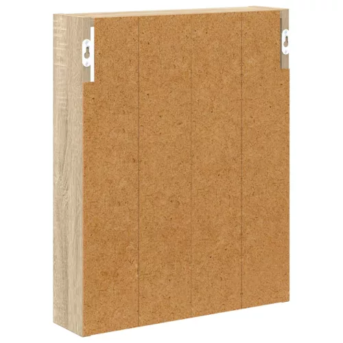  Fürdőszobai faliszekrény polcokkal Sonoma tölgy 40 x 10 x 50 cm