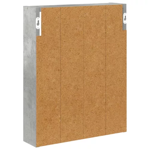  Fürdőszobai faliszekrény polcokkal Beton Szürke 40 x 10 x 50 cm