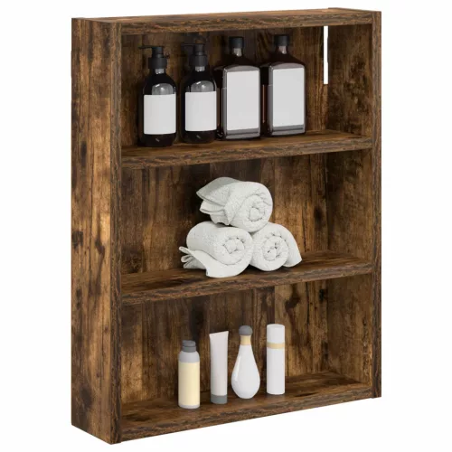  Fürdőszobai faliszekrény Füstölt Tölgy 40 x 10 x 50 cm