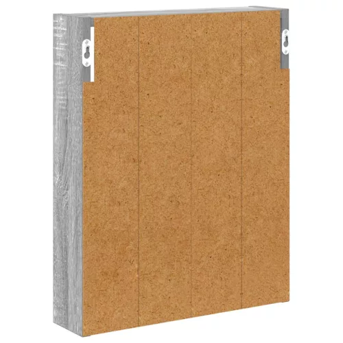  Fürdőszobai faliszekrény Szürke Sonoma 40 x 10 x 50 cm