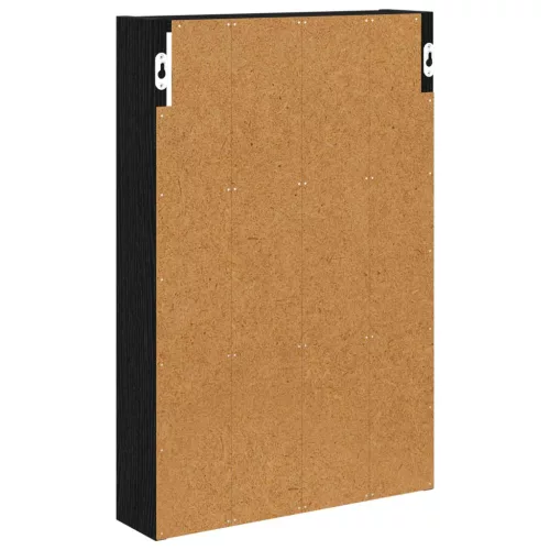  Fürdőszobai faliszekrény Fekete Tölgy 40 x 10 x 60,5 cm