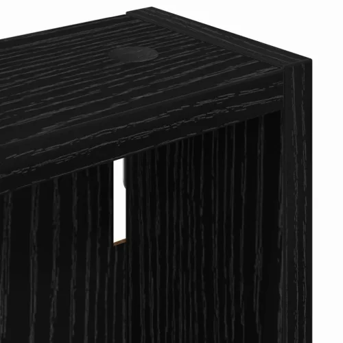  Fürdőszobai faliszekrény Fekete Tölgy 40 x 10 x 60,5 cm