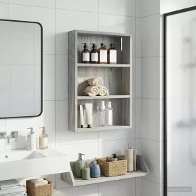    Fürdőszobai faliszekrény Szürke Sonoma 40 x 10 x 60,5 cm