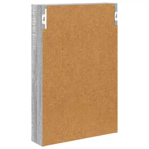  Fürdőszobai faliszekrény Szürke Sonoma 40 x 10 x 60,5 cm