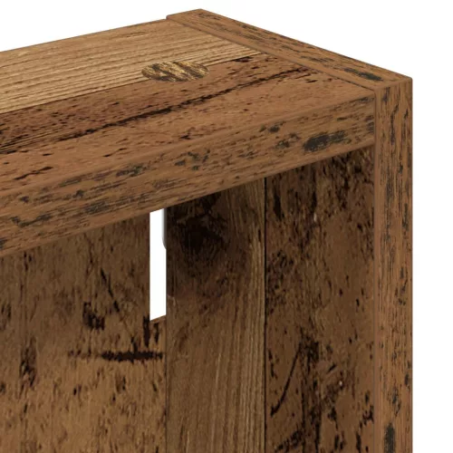  Fürdőszobai faliszekrény Öreg fa 40 x 10 x 60,5 cm Mérnöki fa