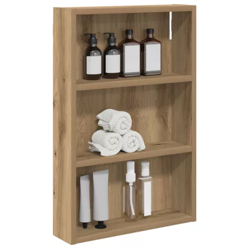  Fürdőszobai faliszekrény Művészi tölgy 40 x 10 x 60,5 cm