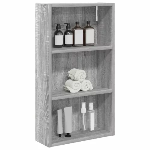  Fürdőszobai faliszekrény Szürke Sonoma 40 x 14 x 70 cm