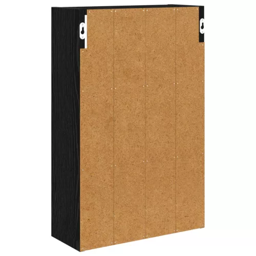  Fürdőszobai faliszekrény Fekete Tölgy 40 x 16 x 62,5 cm