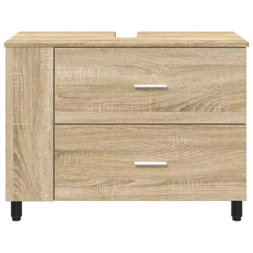  Mosdó alatti szekrény sonoma tölgy 80 x 35 x 60 cm Mérnöki fa