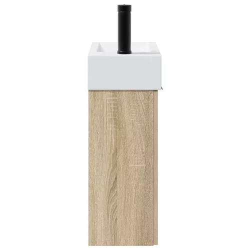  Fürdőszoba Székény Sonoma tölgy 45,5 x 22,5 x 84 cm Mérnöki fa