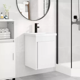    Fürdőszoba szekrény csapteleppel Fehér 42 x 40 x 74,5 cm