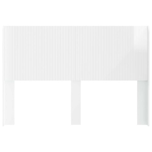  Fejtámla Magasfényű Fehér Szerelt Fa