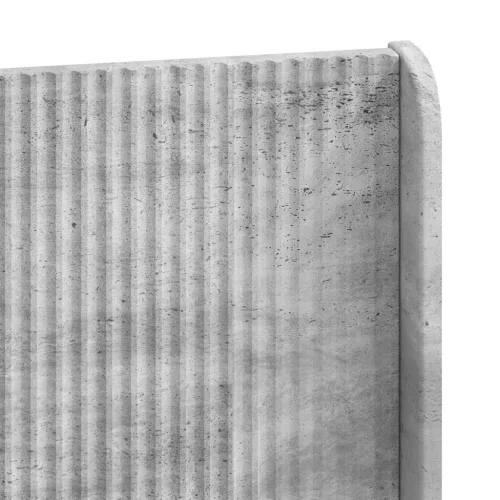  Fejtámla Betonszürke Szerelt Fa