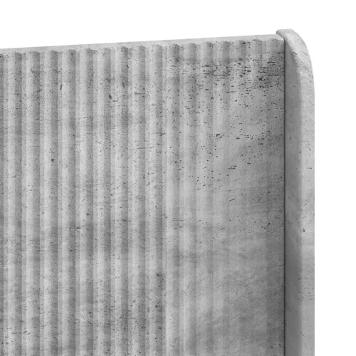  Fejtámla Betonszürke Szerelt Fa