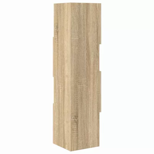  Sarokszekrény Fehér 25,5x25x102cm Faanyag