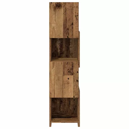  Sarokszekrény Fehér 25,5x25x102cm Faanyag