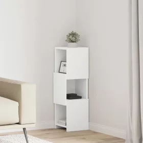  Sarokszekrény Fehér 25,5x25x80cm Faanyag