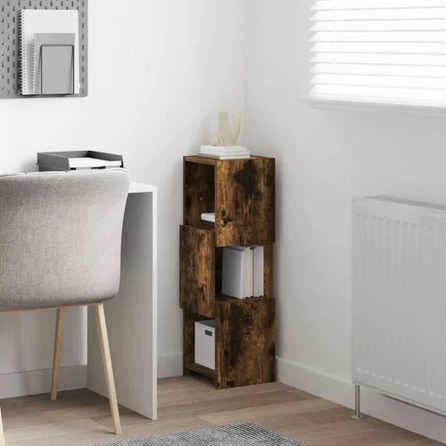  Sarokszekrény Fehér 25,5x25x80cm Faanyag